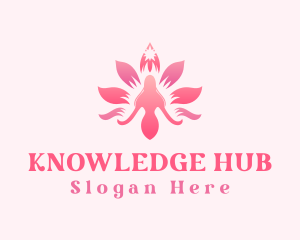 Regimen - Woman Lotus Flower logo design