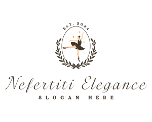 Elegant Female Ballet logo design