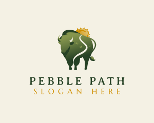 Buffalo Bison Pathway logo design