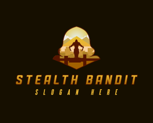 Assassin Stealth Warrior  logo design