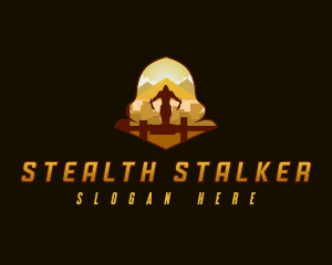 Assassin Stealth Warrior  logo design