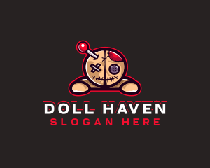 Doll - Voodoo Doll Monster logo design