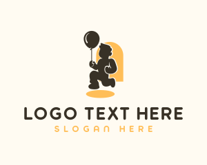 Floatie - Balloon Kid Party logo design