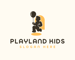 Balloon Kid Party logo design