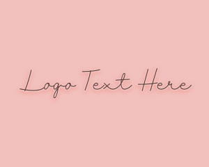 Feminine Handwritten Signature Logo