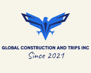 Birdwatcher - Blue Eagle Aviation logo design