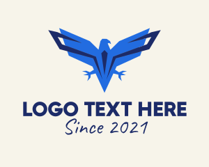 Wildlife Center - Blue Eagle Aviation logo design
