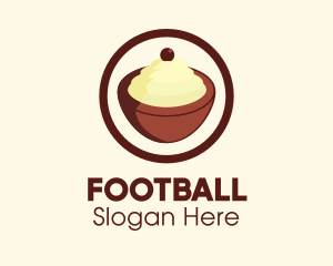 Ice cream Bowl Logo