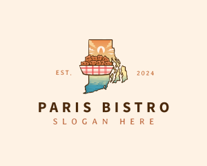 Rhode Island Clam Cakes logo design