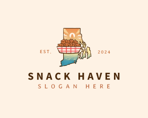 Rhode Island Clam Cakes logo design