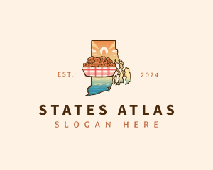 Rhode Island Clam Cakes logo design