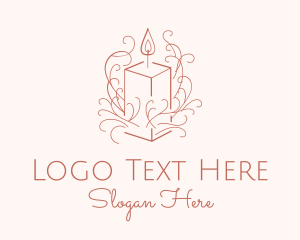 Lenten - Fragrant Boho Candle logo design