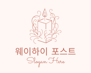 Fragrant Boho Candle logo design