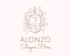 Fragrant Boho Candle logo design