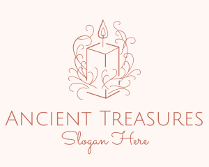 Fragrant Boho Candle logo design