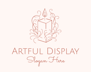 Fragrant Boho Candle logo design