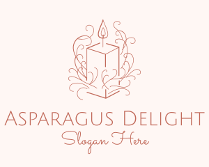 Fragrant Boho Candle logo design