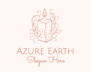 Fragrant Boho Candle logo design