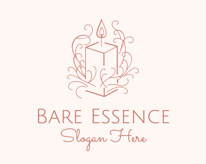 Fragrant Boho Candle logo design