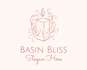 Fragrant Boho Candle logo design