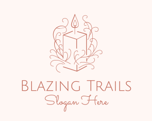 Fragrant Boho Candle logo design