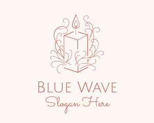 Fragrant Boho Candle logo design