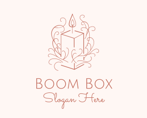 Fragrant Boho Candle logo design