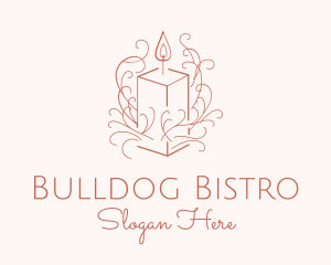 Fragrant Boho Candle logo design