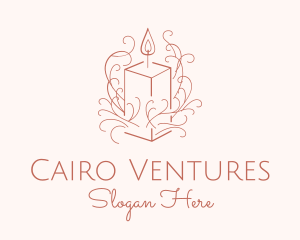 Fragrant Boho Candle logo design