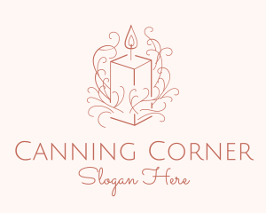 Fragrant Boho Candle logo design