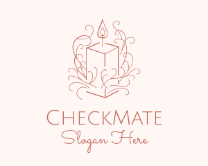 Fragrant Boho Candle logo design