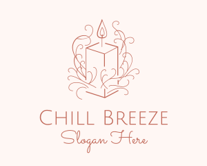 Fragrant Boho Candle logo design