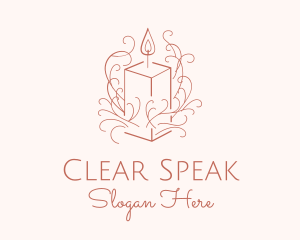 Fragrant Boho Candle logo design