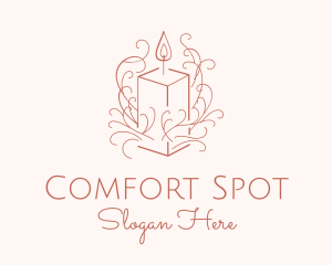 Fragrant Boho Candle logo design