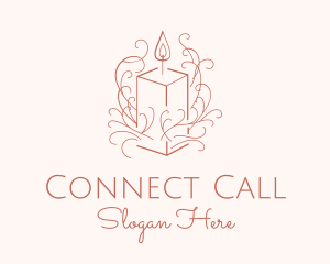 Fragrant Boho Candle logo design