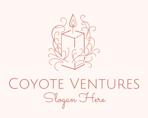 Fragrant Boho Candle logo design