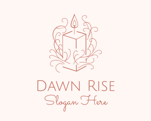 Fragrant Boho Candle logo design