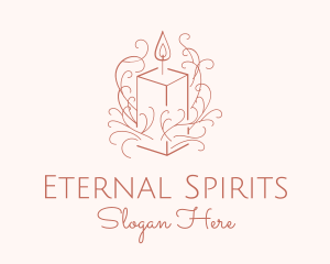 Fragrant Boho Candle logo design