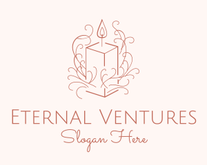 Fragrant Boho Candle logo design