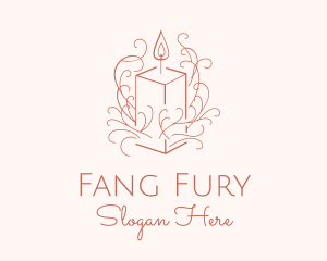 Fragrant Boho Candle logo design