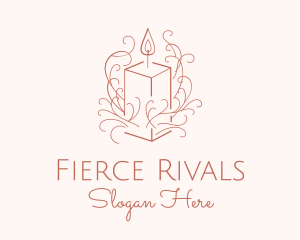 Fragrant Boho Candle logo design