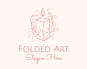 Fragrant Boho Candle logo design