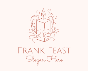 Fragrant Boho Candle logo design