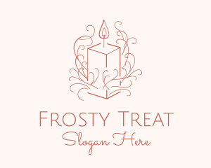 Fragrant Boho Candle logo design