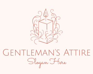 Fragrant Boho Candle logo design