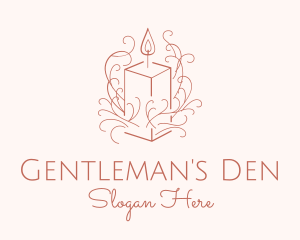 Fragrant Boho Candle logo design