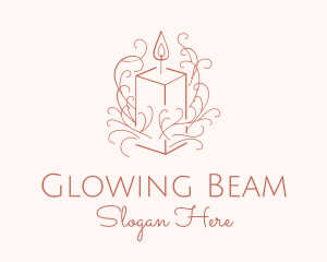 Fragrant Boho Candle logo design