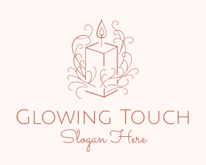 Fragrant Boho Candle logo design