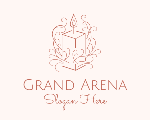 Fragrant Boho Candle logo design