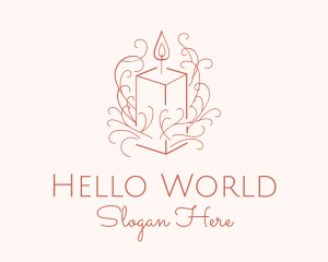 Fragrant Boho Candle logo design